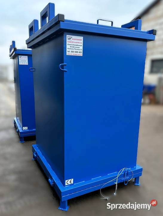 Kontener z otwieranym dnem 1 m3 kontener Niedrzew Pierwszy