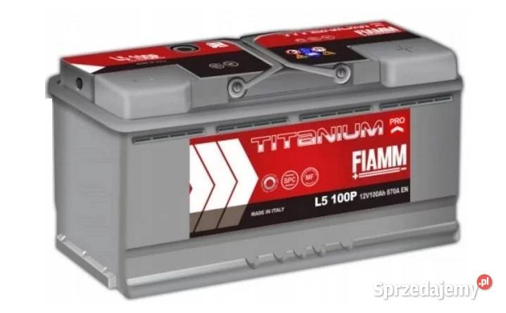 Akumulator FIAMM TITANIUM PRO 12V 100Ah 870A Gdańsk sprzedam