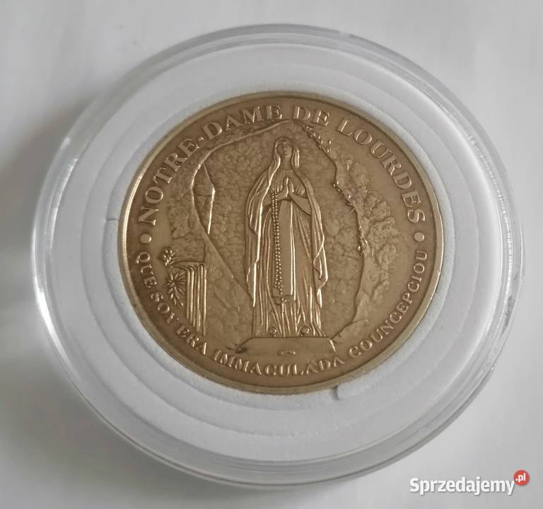 Medal Sanktuarium Matki Bożej w Lourdes Numizmatyka sprzedam