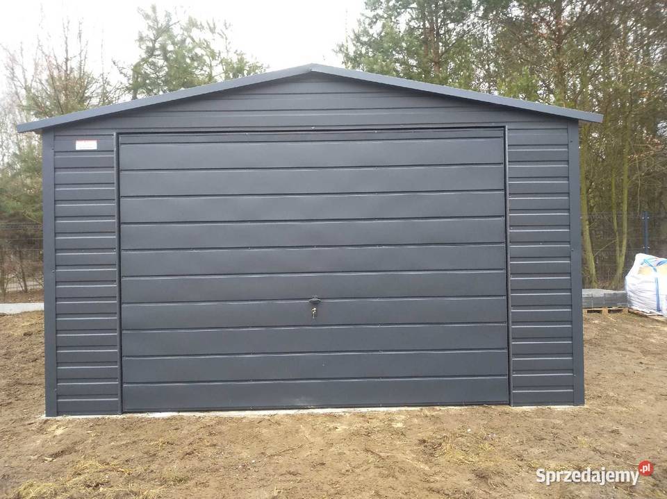 Garaż z płyt warstwowych 3x5 dwuspadowy inne mazowieckie Piaseczno