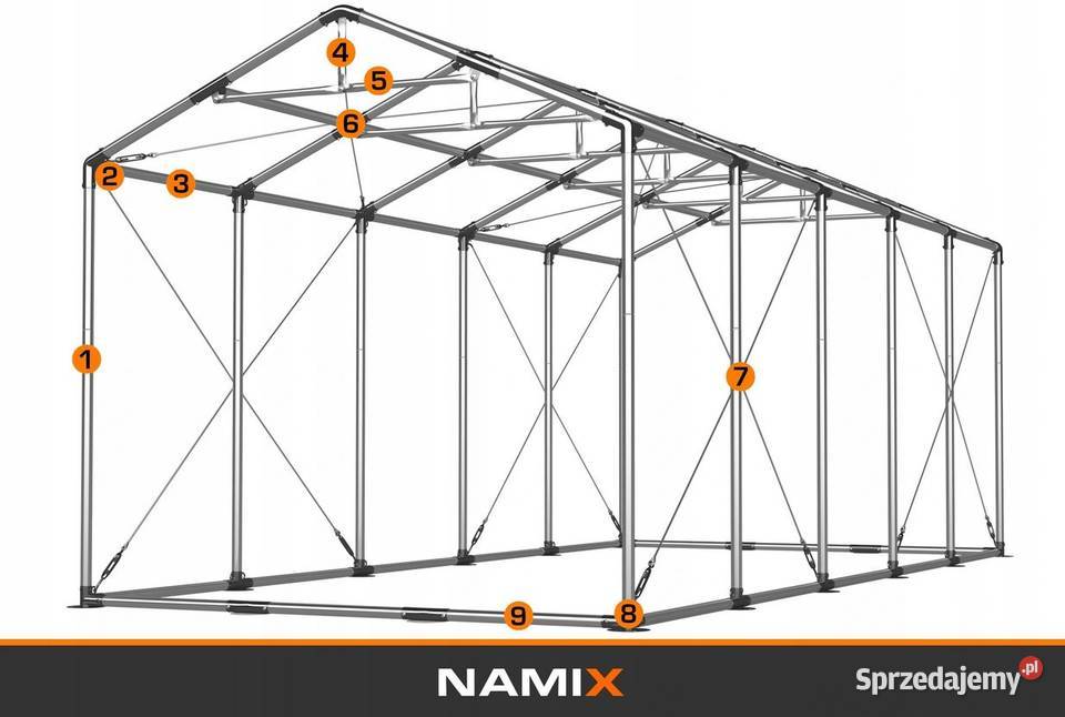 Namiot PRESTIGE 6x104m hala przemysłowa mazowieckie Jabłonna