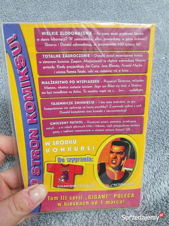 Gigant Poleca zestaw 4 komiksów 2001 stan Gdynia