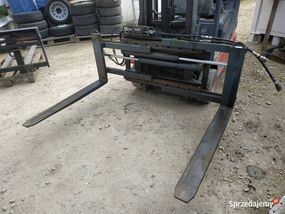 Hydrauliczne chwytaki widły przesuwy inwertery