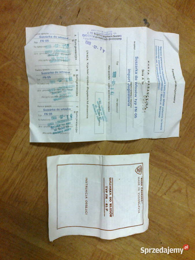 PRL Komplet turyst POLSILVER 2x suszarka FAREL