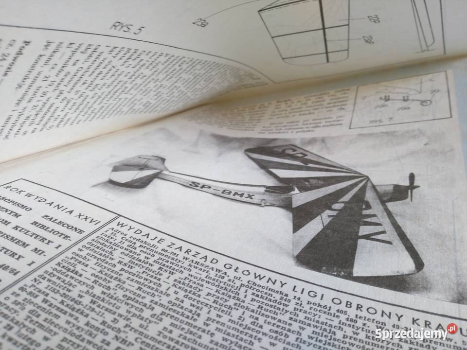 Mały Modelarz 81984 Polski samolot szkolny RWD17 Dąbrowa Górnicza