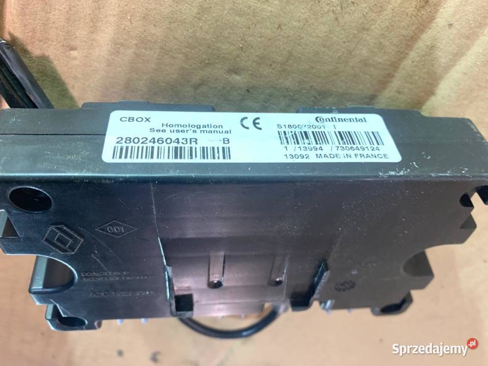 Moduł sterowania CBOX Renault Laguna 3 III lift zachodniopomorskie Szczecin sprzedam