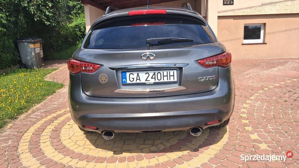 Salon Polska Infiniti qx70s I rej2015 kamera cofania Pruszcz Gdański