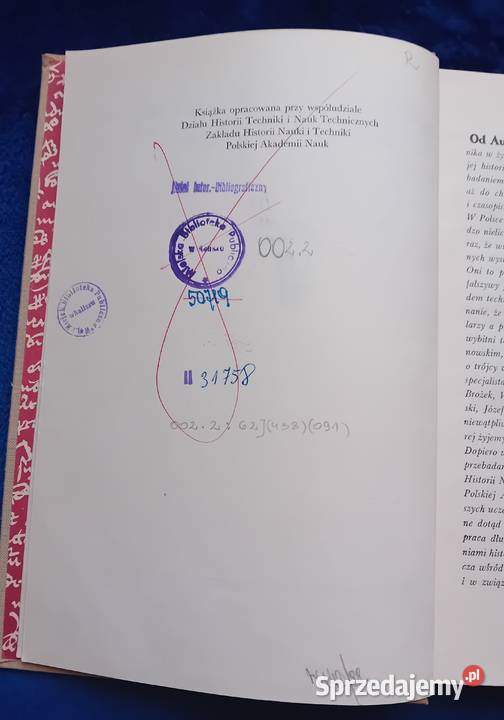 T Nowak Cztery wieki polskiej książki Koźminek sprzedam
