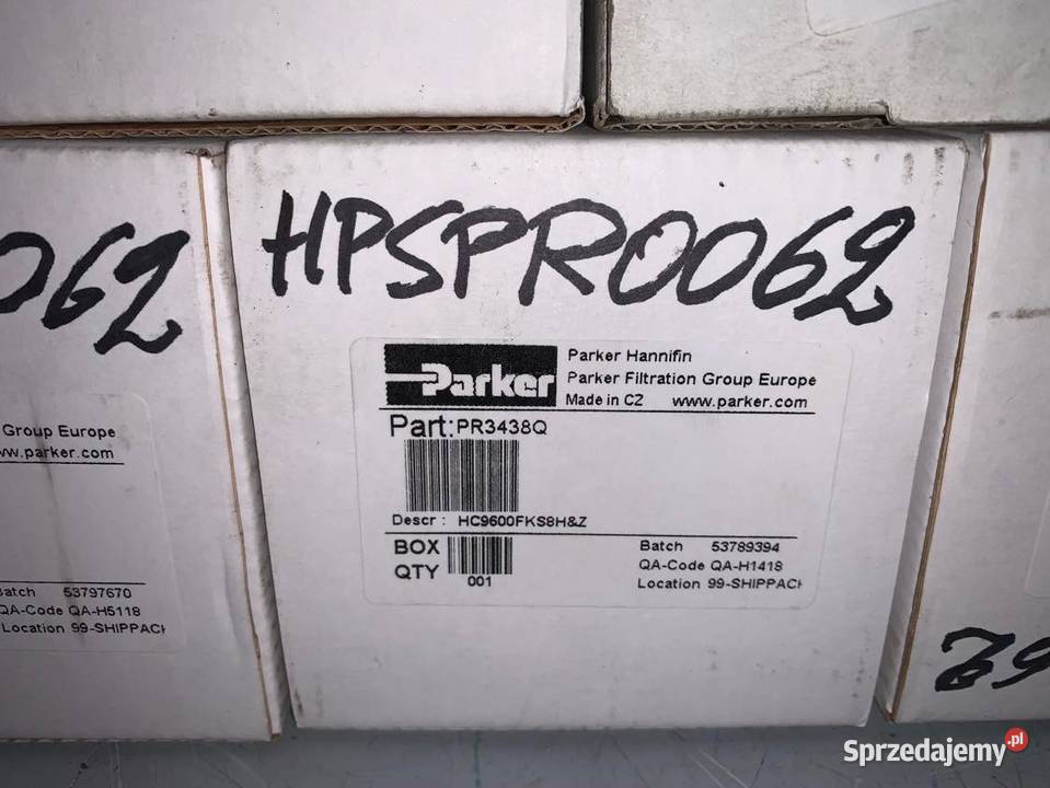Parker PR3438Q Filtr olejowy