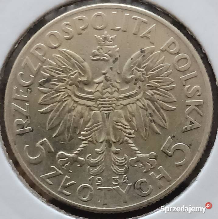 5 Głowa kobiety 1934 r 2 najniższy nakład Super Konin