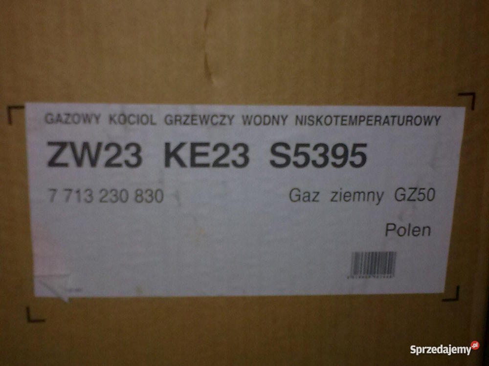 Piec gazowy dwufunkcyjny wiszący JUNKERS ZW 23 K Ciechocinek