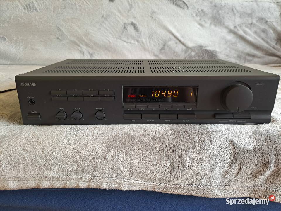 Działający Amplituner Diora AWS 502 Amplitunery