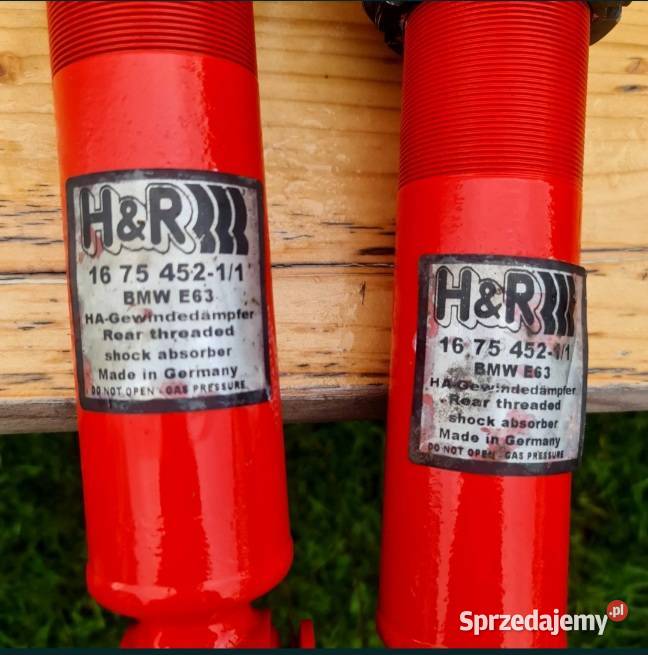 Amortyzatory gwintowane bmw e63 e64 Błotnica sprzedam