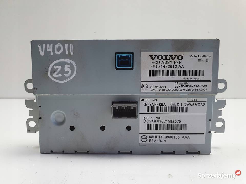 Volvo V40 II lift EKRAN NAWIGACJI Wyświetlacz Janów sprzedam