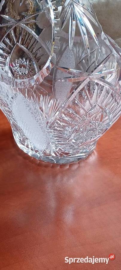 kosz kryształowy o wadze 5 kilogramów Czechy Wyposażenie wnętrz Poznań sprzedam