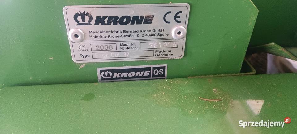 Kosiarka krone easy cut 320 Szarocin