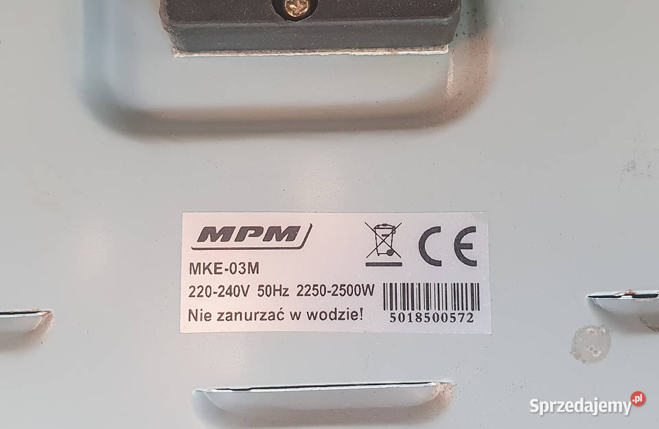Kuchenka elektryczna dwupalnikowa do zabudowy Częstochowa