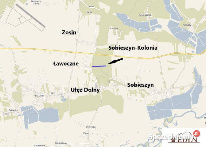 Działka Ułęż 12600m2 leśna
