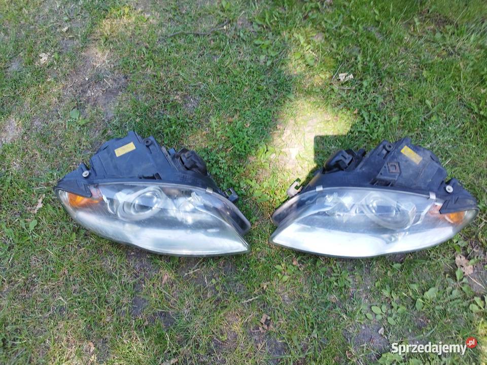 Audi A4 B7 Lampy przód zderzak maska Lampy przednie
