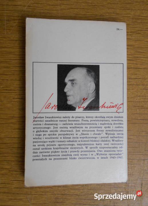 Jarosław Iwaszkiewicz Wybór opowiadań Kultura i Rozrywka Parczew sprzedam