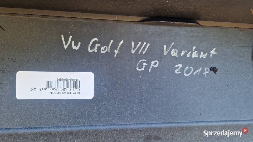 VW GOLF 7 VII VARIANT KOMBI LIFT 2018 ZDERZAK