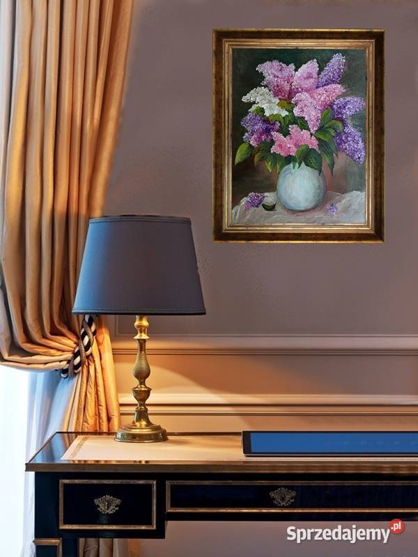 Obraz olejny Bzy Lublin