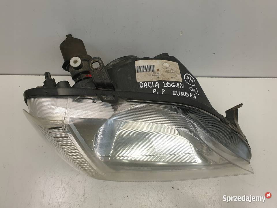 Dacia Logan 0408 PRZEDNIA LAMPA PRAWA prawy Janów sprzedam