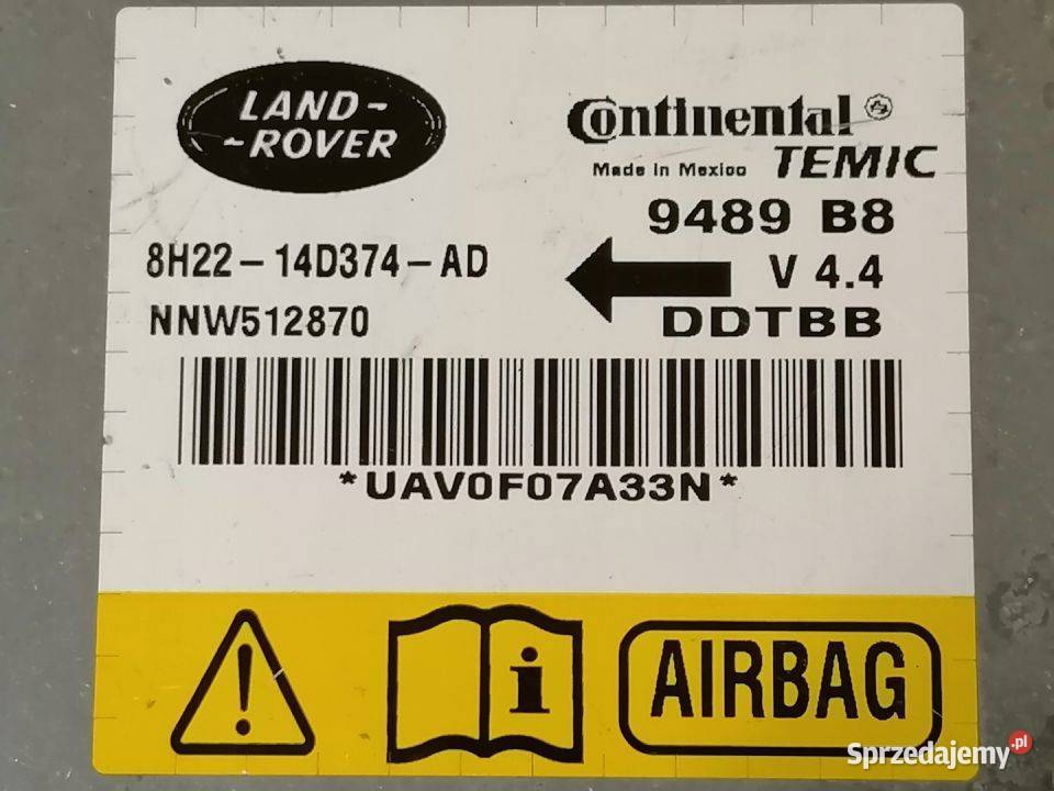 RANGE ROVER SPORT L320 SENSOR AIRBAG
