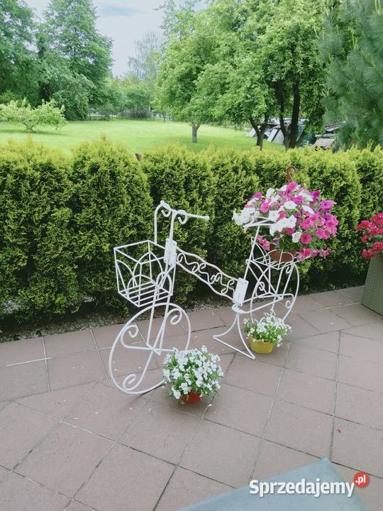 Rower kwietnik z dwoma koszami Belsoo ręcznie