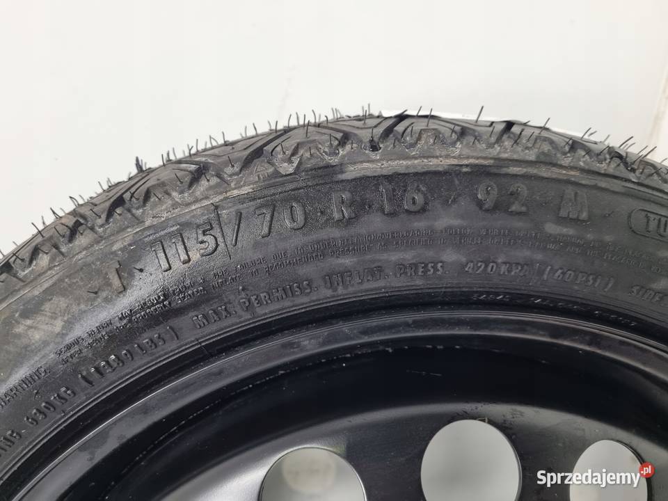 KOŁO DOJAZDOWE Opel Vectra C Astra H dojazdówka