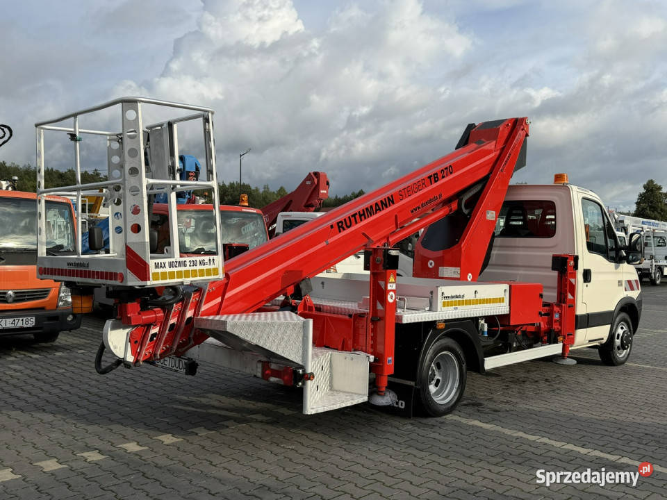 Iveco Daily Podnośnik Koszowy RUTHMANN TB 270 Widełki sprzedam