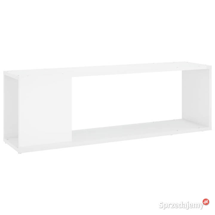 Szafka pod TV biała z połyskiem 100x24x32