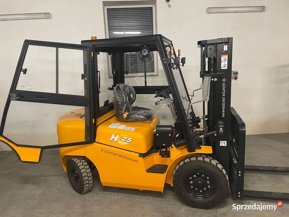 Wózek widłowy 25T kabina triplex Gunter sprzedam