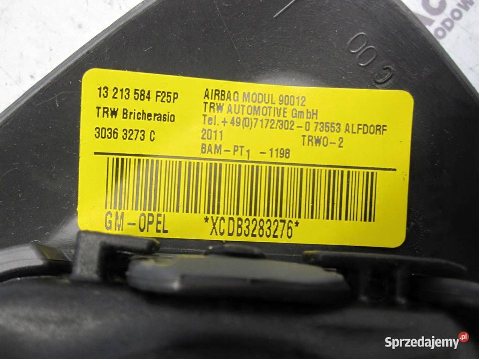 OPEL CORSA D LIFT 12r poduszka fotela lewa