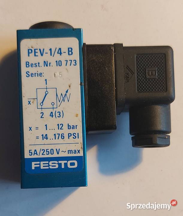 PEV14B Przełącznik ciśnieniowy 200 kPa12 MPa Dąbrowa Górnicza