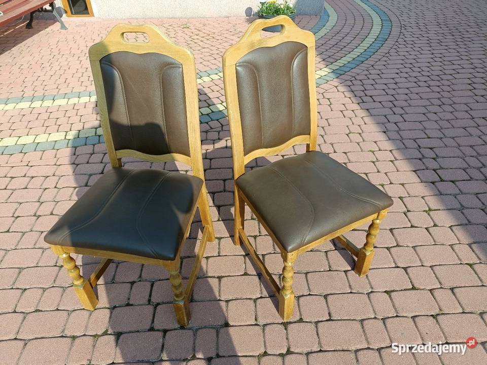 Meble pokojowe krzesła stolik szafa Jędrzejów