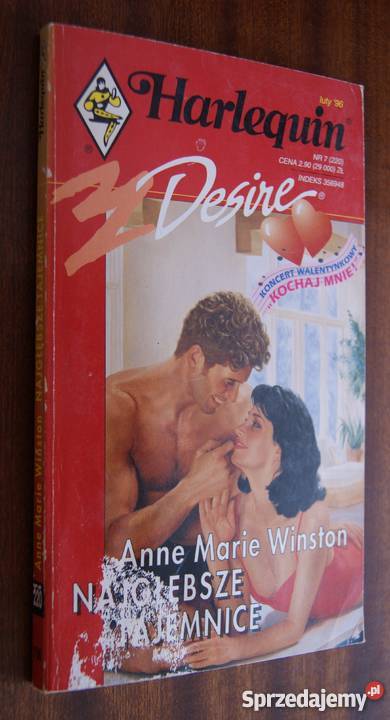 Harlequin Anne Marie Winston Najgłębsze Parczew