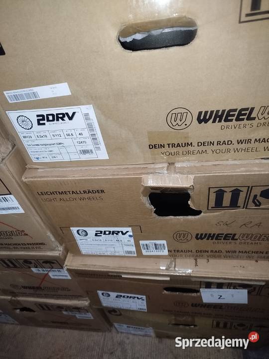 S366 Alufelgi Nowe 18 5x112 Et40 Audi Skoda Vw Bąków