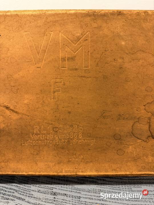 Niemiecka maska VM 40 Militaria Cybinka