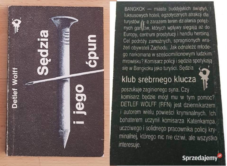 Sędzia i jego ćpun Wolff Detlef kryminał Kielce