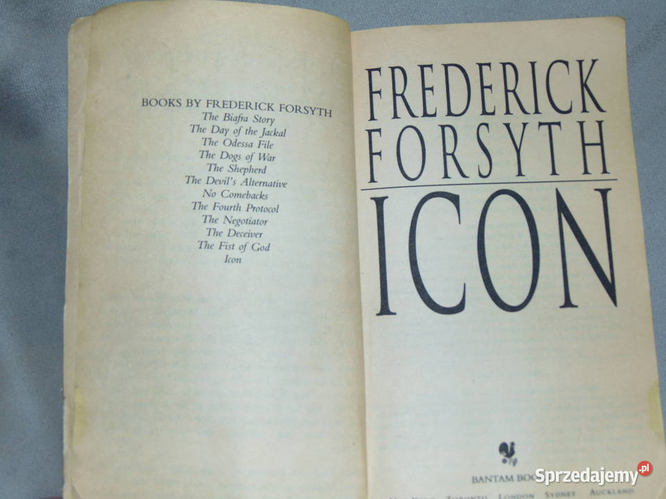 Icon Frederic Forsyth Ikona lubelskie Lublin sprzedam