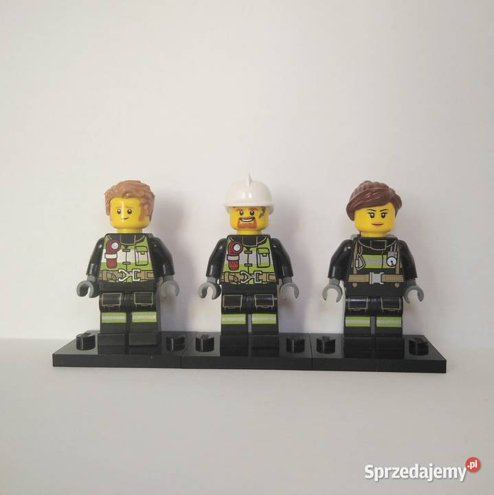 Lego City Strażacy pakiet 3 figurek 6 Kłaj sprzedam