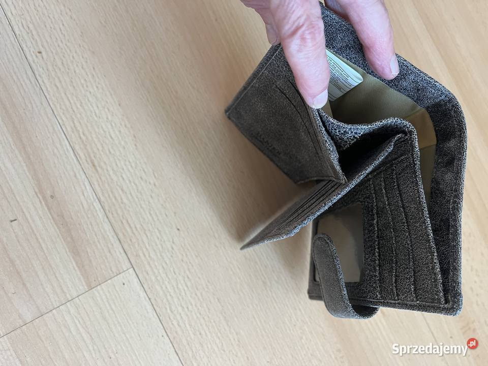 Portfel skórzany kanadyjski Danier niedrogo Gdańsk