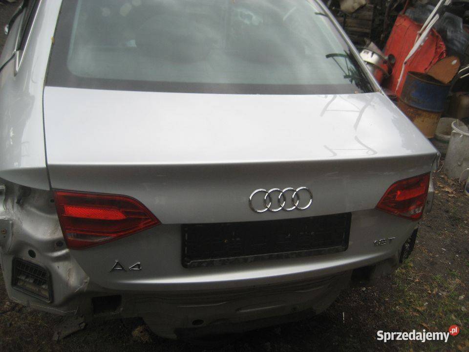 audi a4 b8 0812r sedan klapa pokrywa bagażnika Rakoniewice
