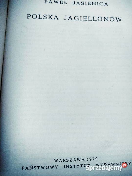 Książki prezenty Polska Jagiellonów antykwariaty Warszawa sprzedam