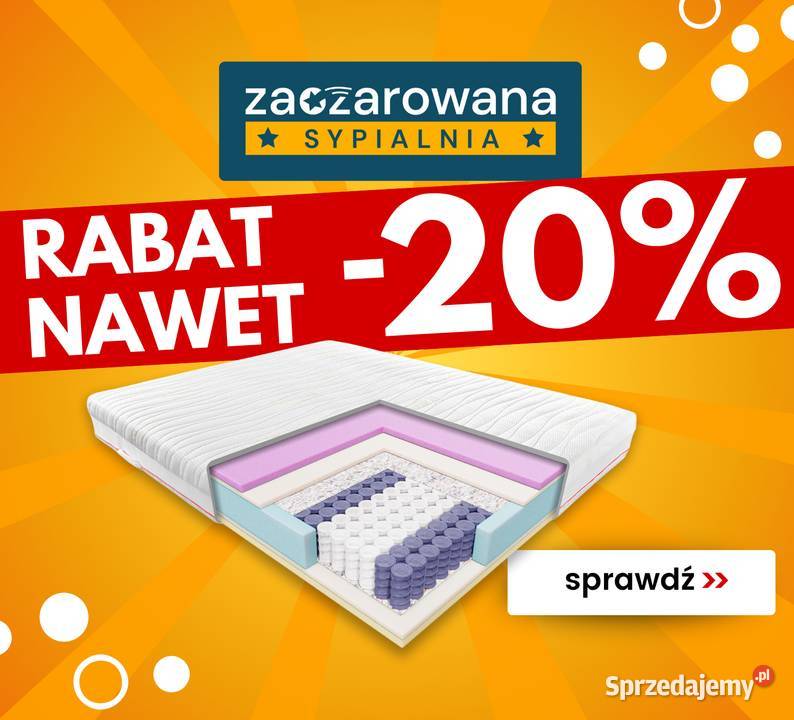 MATERAC KIESZENIOWY ENYO MEGA OKAZJA 20 DO Kraków