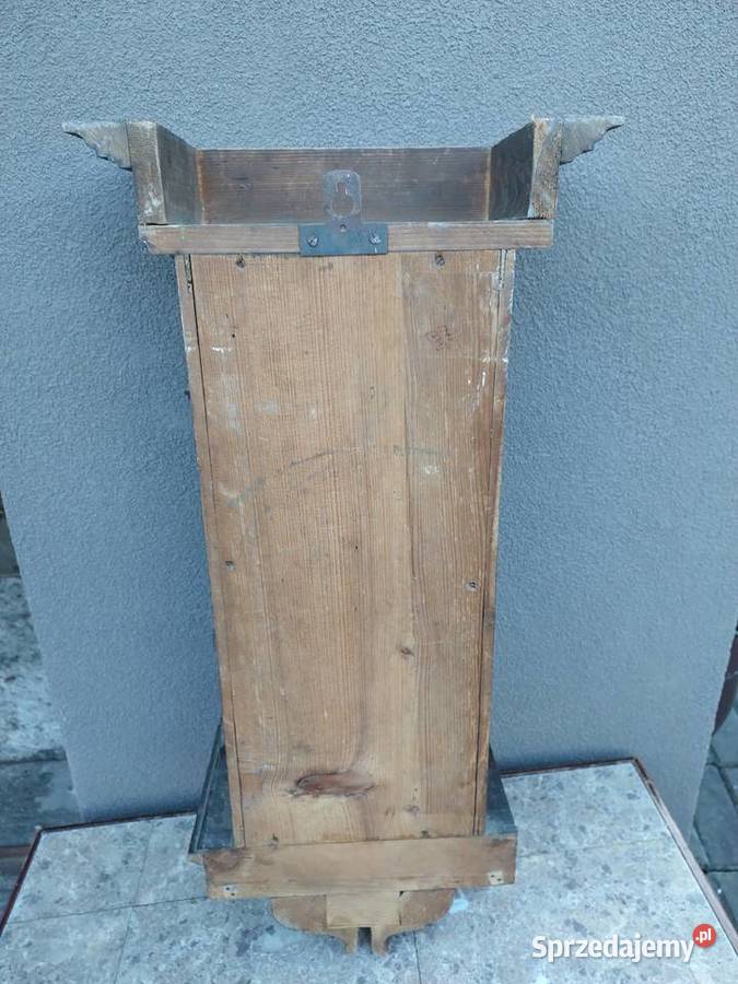 S104 Skrzynia skrzynka obudowa starego zegara pomorskie Tczew