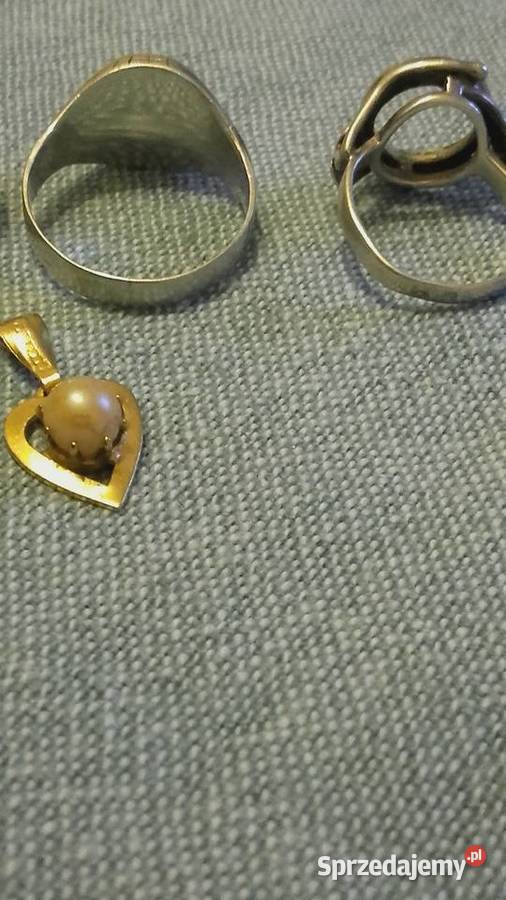 Warmet srebro stare sygnet pierścionki wisiorek Biżuteria dla Panów Nowy Sącz