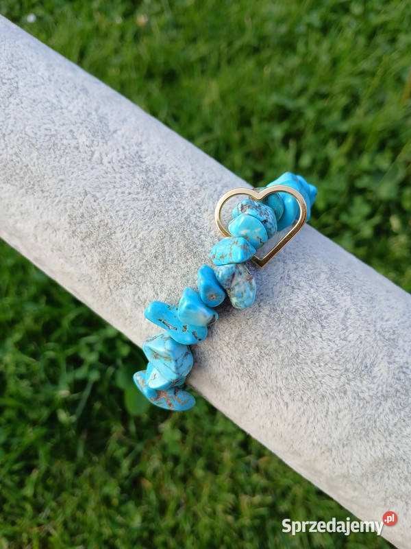 Bransoletka damska Howlit bruzdy z konturem Kielce