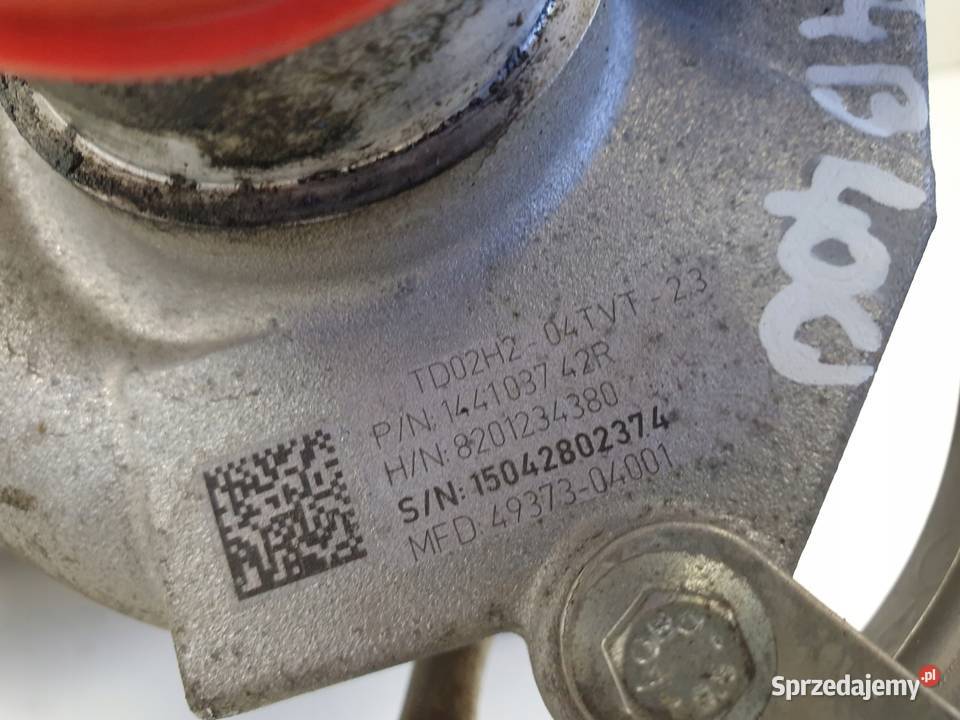 TURBOSPRĘŻARKA Renault Captur 09 TCe turbo 90 osobowe